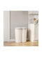 vidaXL White Waste Bin 30x51x48cm