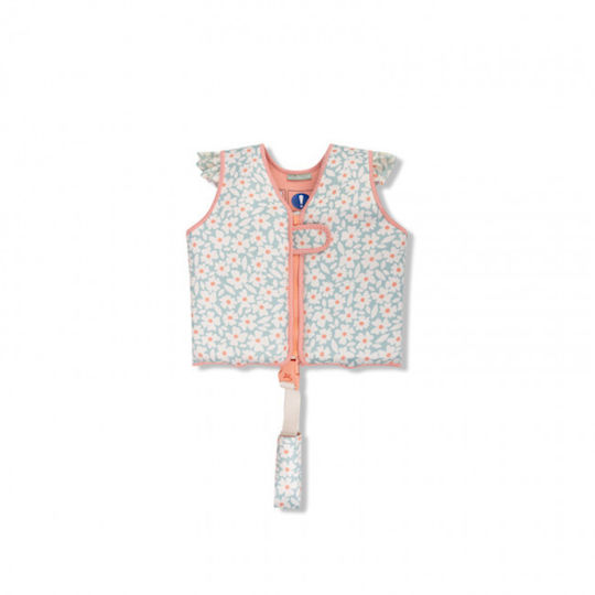 Fresk Swe-2024se1070 Essentials-green Flowers Swimming Vest Σωσίβιο Γιλέκο Κολύμβησης