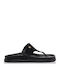 Flache Sandalen Für Damen Schwarz