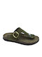 Leather Women's Anatomic Green Sandals