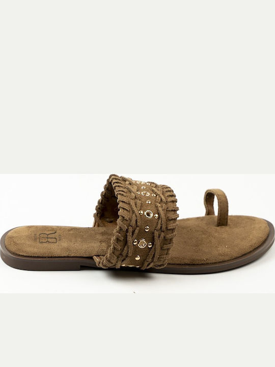 Fshoes Дамски Сандали Кафяви
