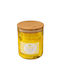 Candle Light Aromatisches Kerze im Gefäß mit Zitrone Duft 160gr