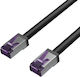 Shiverpeaks S/FTP Cat.6a (Gigabit) Network Cable Ethernet 0.25m Black