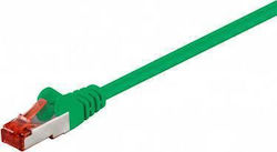 Goobay S/FTP Cat.6 Καλώδιο Ethernet 0.15m Πράσινο Goobay S/FTP Cat.6 Καλώδιο Ethernet 0.15m Πράσινο