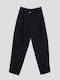 Women's Fabric Trousers Black
