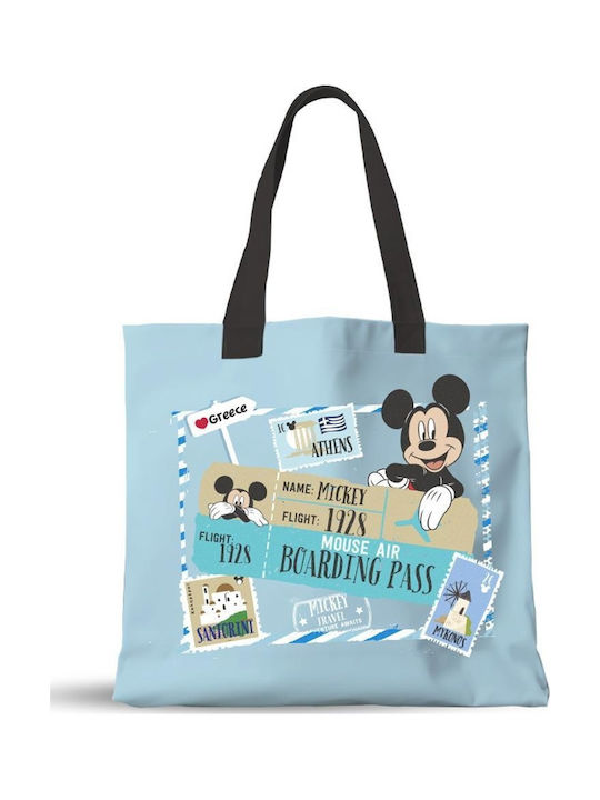 Mickey Mouse Clubhouse Παιδική Τσάντα Γαλάζια 39x32x11εκ.