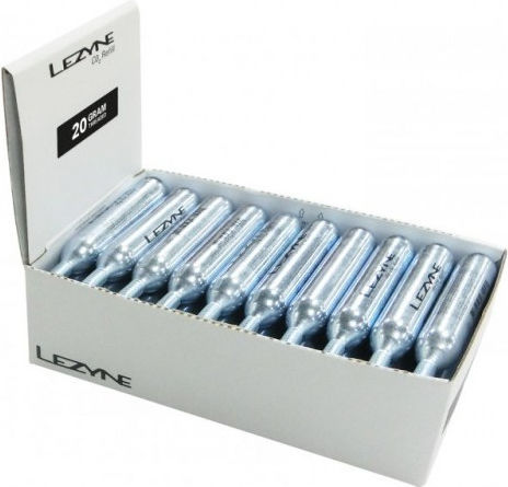 Cartușe CO2 Lezyne 20g Co2 Cartridge Argintii Cutie 30 Bucăți