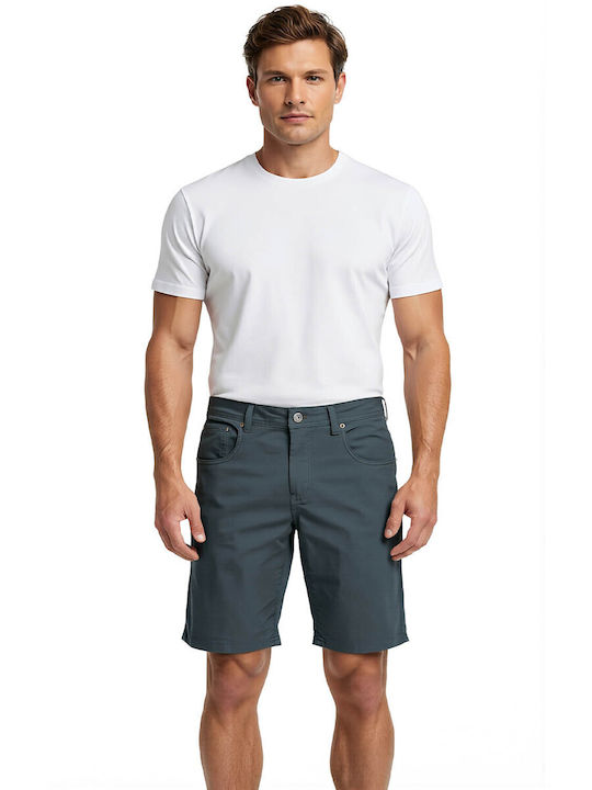 Losan Herren Shorts Denim Grüne