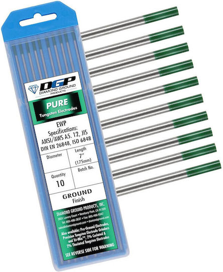 Elektroden Wolfram Tig 1.6mm Grüne Spitze Arroweld Verpackung 10 Stück 107020225.10