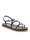 Damen-Flip-Flops - Hausschuhe in Schwarz Stil