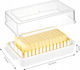 Plastic White Butter Dish