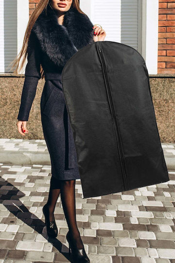 SteweHome Storage Case for Suit / Coat / Shirt / Dresses in Black Colour 60x100cm 5pcs