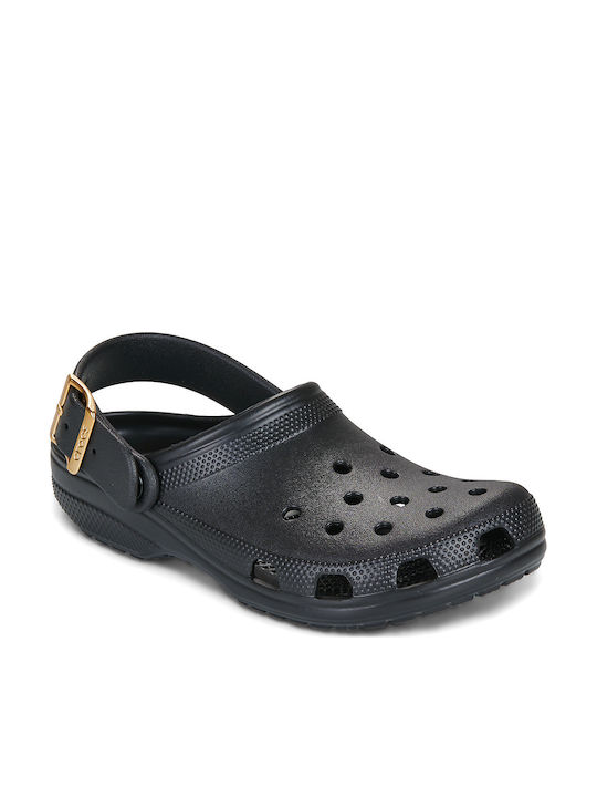 Crocs Classic Γυναικεία Σαμπό Μαύρα