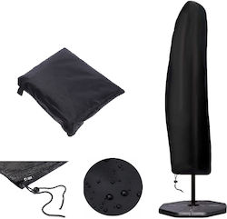 Waterproof Protective Umbrella Cover 265x70x50 cm In Black Color