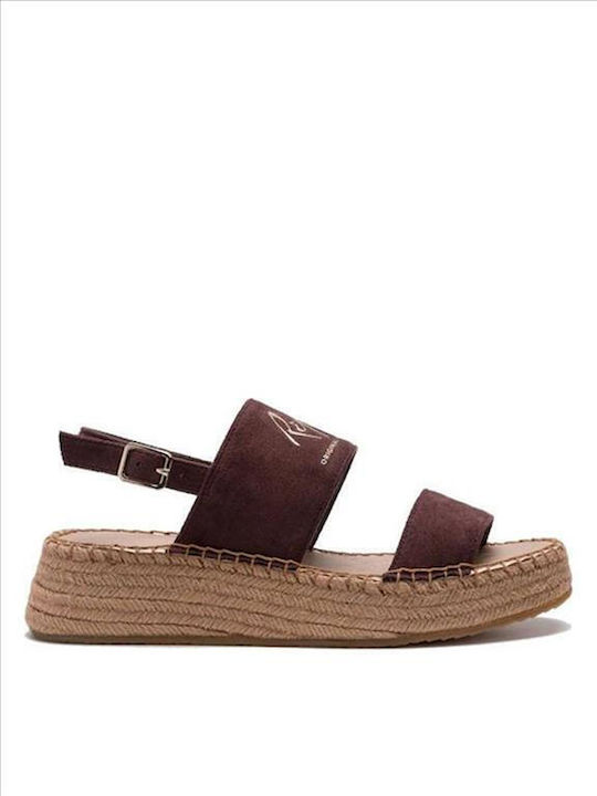 Replay Sommer Damenplattformen im Stil Espadril...