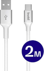 Buddi Flex USB-C male - USB-A 12W 2m