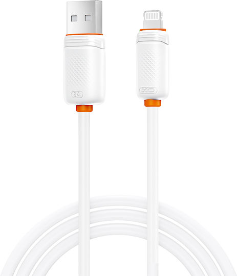 XO USB-A to Lightning Cable Λευκό 1m 3.3.99