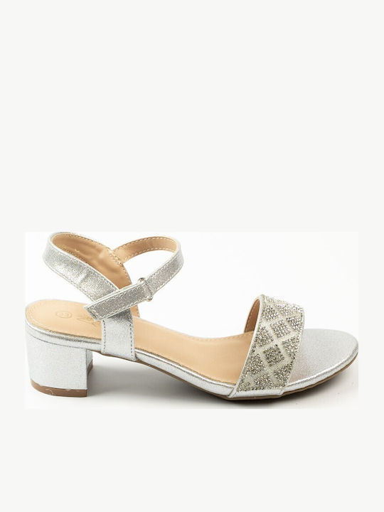 Fshoes Детски сандали Сребристи