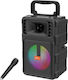 Karaoke Speaker with Wireless Microphone and Lighting Effects ZQS14017 160132 Black