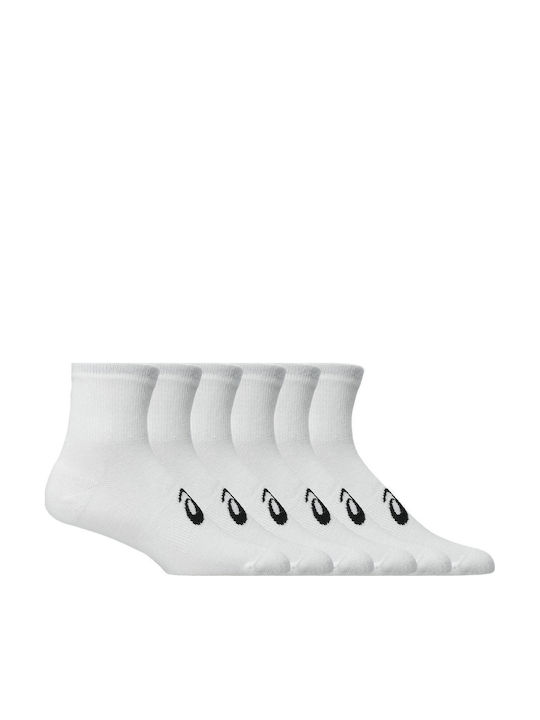 ASICS Laufende Sportsocken Weiße 6 Paare