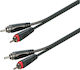 Soundsation Cable 2x RCA male - 2x RCA male 1.5m DKAL-SND00445