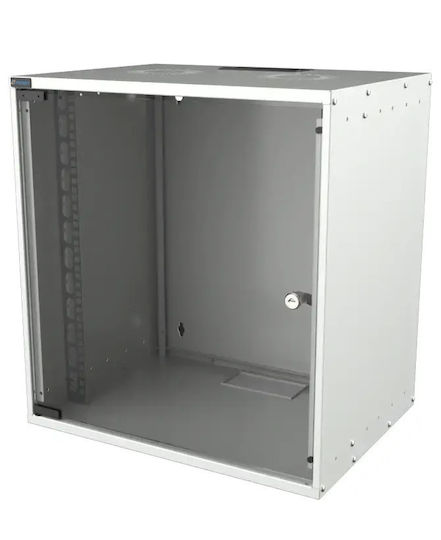 Mirsan Επιτοίχια Καμπίνα Rack 6U Μαύρο SOH06U30MN10.01