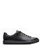 Leder Herren Freizeitschuhe Schwarz