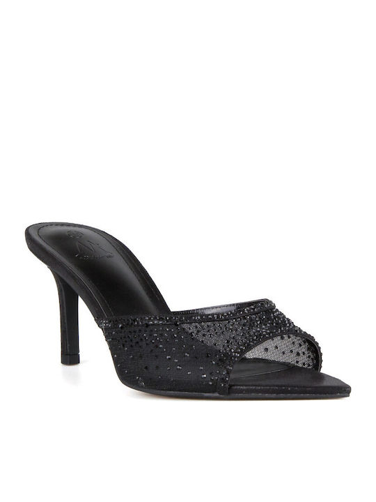 Silia D Mules With High Heel In Black Colour