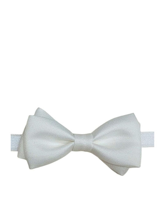Παιδικό Παπιγιόν Victoria Μονόχρωμο Σατέν 40903-701 White