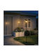 vidaXL Outdoor Floor Lamp LED For Outdoor Use With Warm White Light Black
