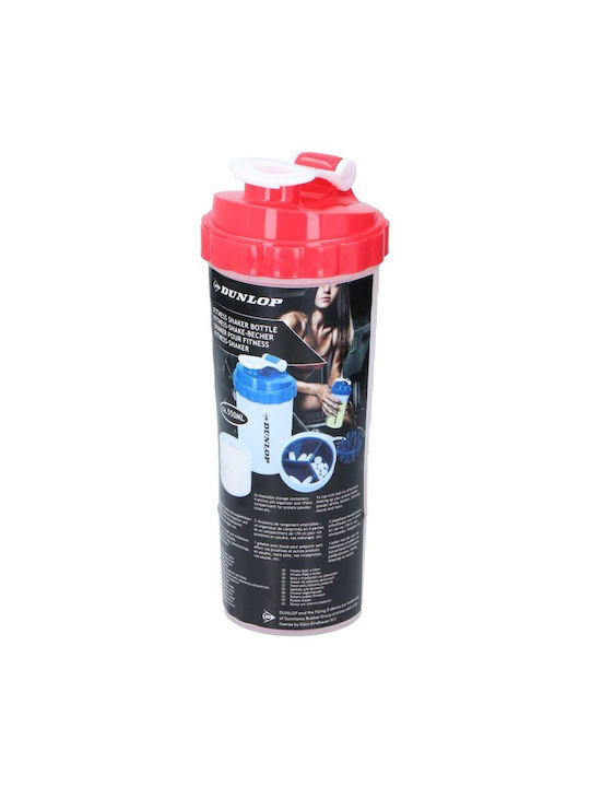 Dunlop Шейкър за протеини 550ml Пластмасов Червен