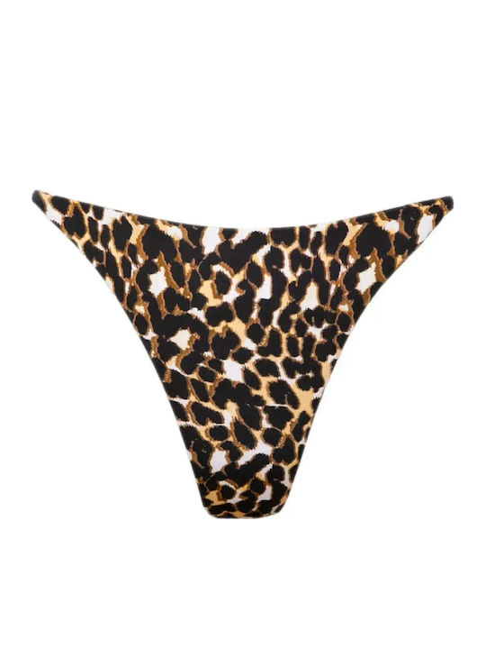 Rock Club Bikini String Animal Print
