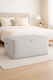 SteweHome Storage Case for Blanket/Duvet in Grey Colour 100x50cm 4pcs