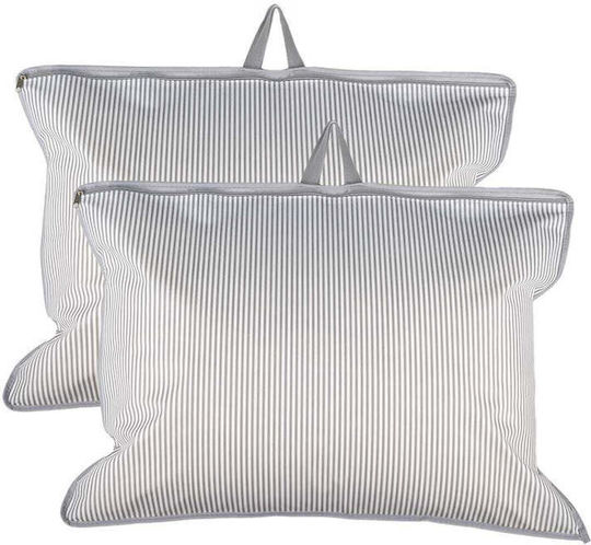 SteweHome Kleideraufbewahrung für Taschen in Grau Farbe 50x70cm 2 Stück