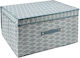 Keskor Clothes Storage Box in White Colour 50x4...