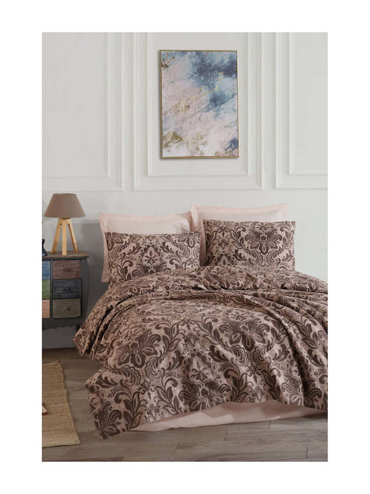 SteweHome Pique Double Blanket 200x230cm Brown