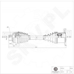Половин Ос Audi A6 C7 A7 A8 Q5 Преден Ляв Десен 4g0407271f Половин Ос Audi A6 C7 A7 A8 Q5 Преден Ляв Десен 4g0407271f