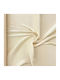 Decoration Fabric Satin by Meter Width 145cm Ecru