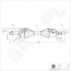 Ημιαξόνιο Nissan Nv400 Opel Movano B Renault Master Iii Εμπρός Αριστερό 3910100q3g Ημιαξόνιο Nissan Nv400 Opel Movano B Renault Master Iii Εμπρός Αριστερό 3910100q3g