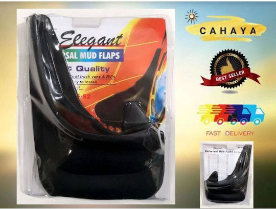Universal Mud Flaps Elegant Set of 4 Pieces All Vehicles Ez1987