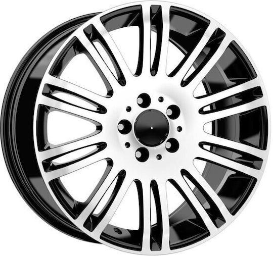Mercedes-Benz Aluminum Car Wheels ET38 Black Face Machined