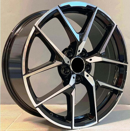 Mercedes-Benz Aluminum Car Wheels ET43 Black Face Machined
