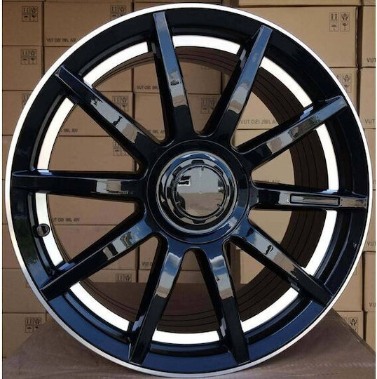 Mercedes-Benz Aluminum Car Wheels ET45 Black Gloss