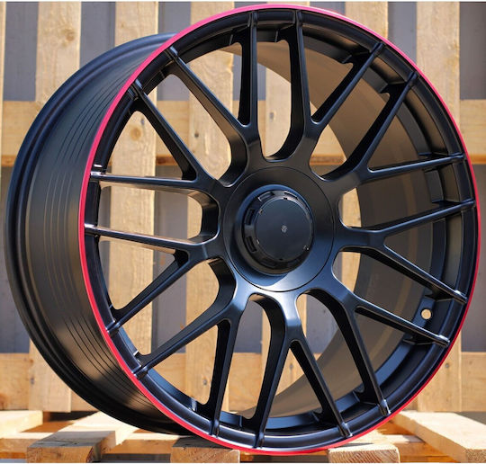 Mercedes-Benz Aluminum Car Wheels ET45 Matt Black