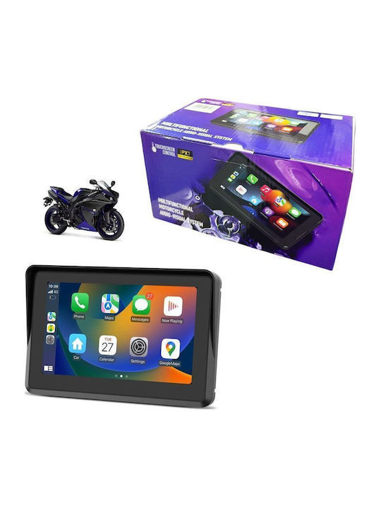 Οθόνη Μοτοσυκλέτας Αδιάβροχη Αφής 5″ M550 – Motorcycle Audio-visual System 081203