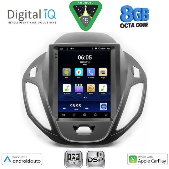 Digital Iq Bxf 7880_cpaa Tesla Style Ford Tourneo Courier Mod 2014-2024