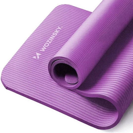 Wozinsky Yoga Exercise Mat Purple (183x61x1.5cm)