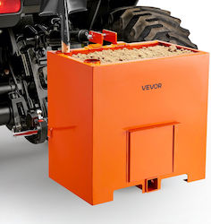 Vevor Ballast Box Κατηγορία 3 Σημείων Tractor Ballast Χωρητικότητας 363 Kg Τυπικό Δέκτη Κοτσαδόρου 55 Mm Βαρέως Τύπου Χάλυβα 0,14 M³ Μεγάλου Όγκου Ανθεκτικό Εξάρτημα Φορτωτή Συρόμενη Πόρτα Πορτοκαλί
