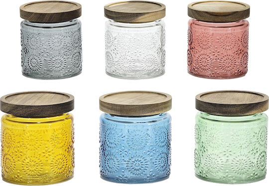 ArteLibre General Use Glass Jar with Lid Transparent 500ml