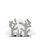 Viosarp Metallischer Serviettenhalter 18x3cm